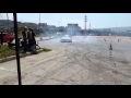 Drifting tripoli( إحتراق السياره بشكل خطير و لكن مشهد رائع)