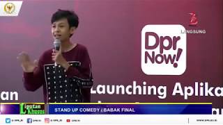 NGAKAK PARAH!!! Penampilan Aji - Juara Pertama Stand Up Comedy [Kritik DPR]