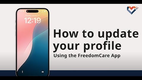 How to update your profile