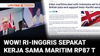 WOW! Lewat Pertemuan Virtual, Prabowo-PM Inggris Sepakat Kerja Sama Maritim Rp87 Triliun | Liputan 6