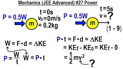 JEE Advanced Physics 2013 Paper 1  #18  (#27) Power