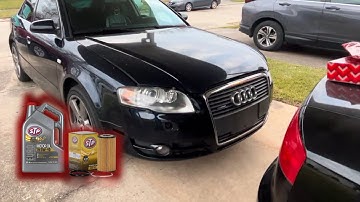 How To Change Oil on Audi A4 B7  2007