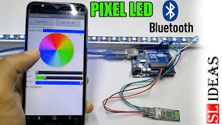 pixel led bluetooth controller Arduino  | Bluetooth RGB LED Controller Smart phone app | WS2812B . screenshot 2