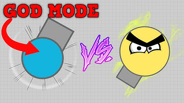 GOD MODE VS ARENA CLOSER - Diep.io Sandbox Mode Funny Moments New Update