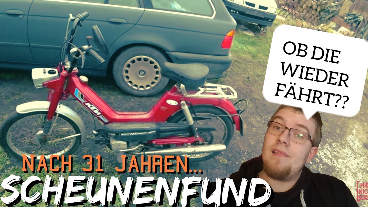 Scheunenfund gerettet! Verschollen seit 1990... 100€ KTM Foxi Schnäppchen noch Rettbar??