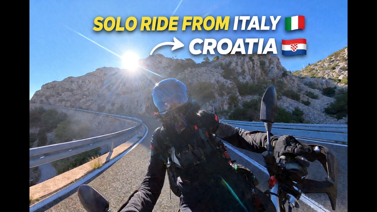 Riding From Italy to Croatia 🇮🇹🇭🇷 | Maserada sul Piave → Zadar (Solo T7 Journey)