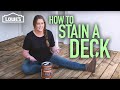 How to Stain a Deck (w/ Monica from The Weekender)