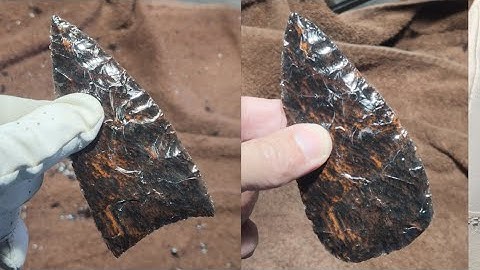 2000 - Part 2/3 - Rock to Point Fancy Obsidian #flintknapping