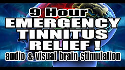 TINNITUS RELIEF! Violet Noise + Neuromodulation + Visual Stimulus