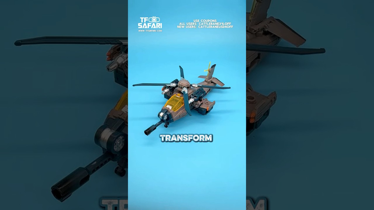 Jinbao oversized Vortex KO (from Warbotron set) transformation