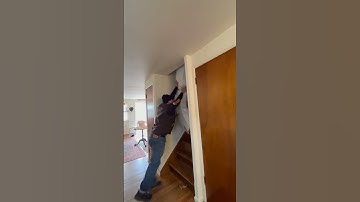 Watch Us Squeeze a King Mattress Up These Stairs! #movingcompany #moving #movinghelp #movers #strong