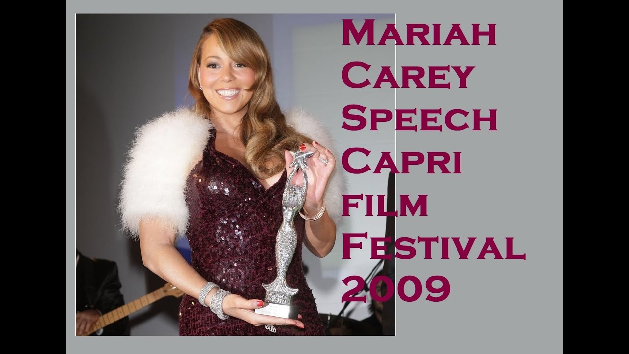 2009 Mariah Carey Acceptance Speech at the Capri Film Festival (Sous-titres FR)