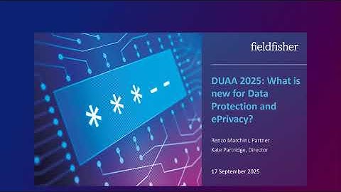 DUAA 2025 Webinar Series: Episode One - Overview and Legitimate Interests