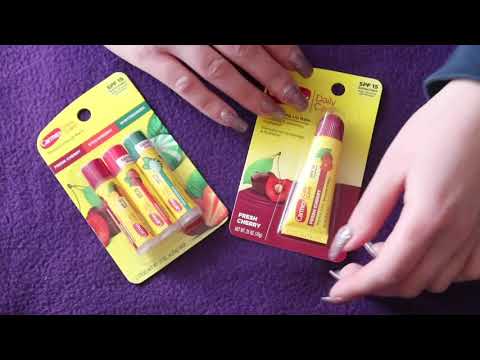 Асмр распаковка /бальзам для губ Carmex / ASMR unboxing Carmex lip balm