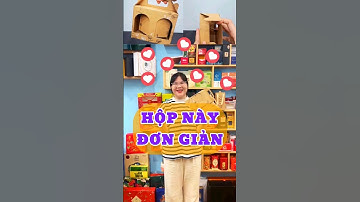 Gấp hộp giấy cũng đơn giản mà- Hộp Giấy Sáng Tạo Trẻ #xuhuong #inhopgiay #shorts