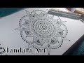 Mandala art  drawing  timelapse