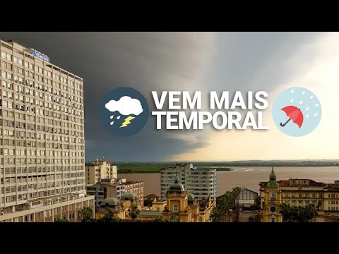 29/10/2019 - Vem mais temporal no Rio Grande do Sul