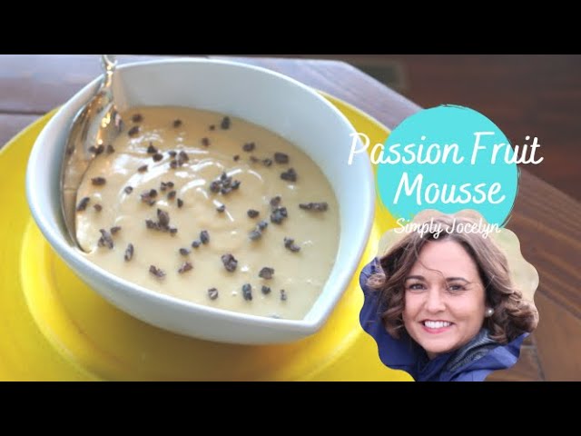 Passion Fruit Mousse (Mousse de Maracujá) - Easy and Delish