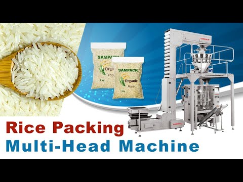Automatic puffed rice plastic packing machine bag for 1kg 2kg 5kg