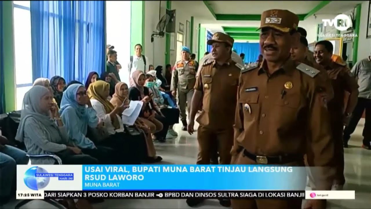 USAI VIRAL, BUPATI MUNA BARAT TINJAU LANGSUNG RSUD LAWORO
