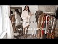 Autumn Winter Shopping Haul Video | Zara, H&M, Very