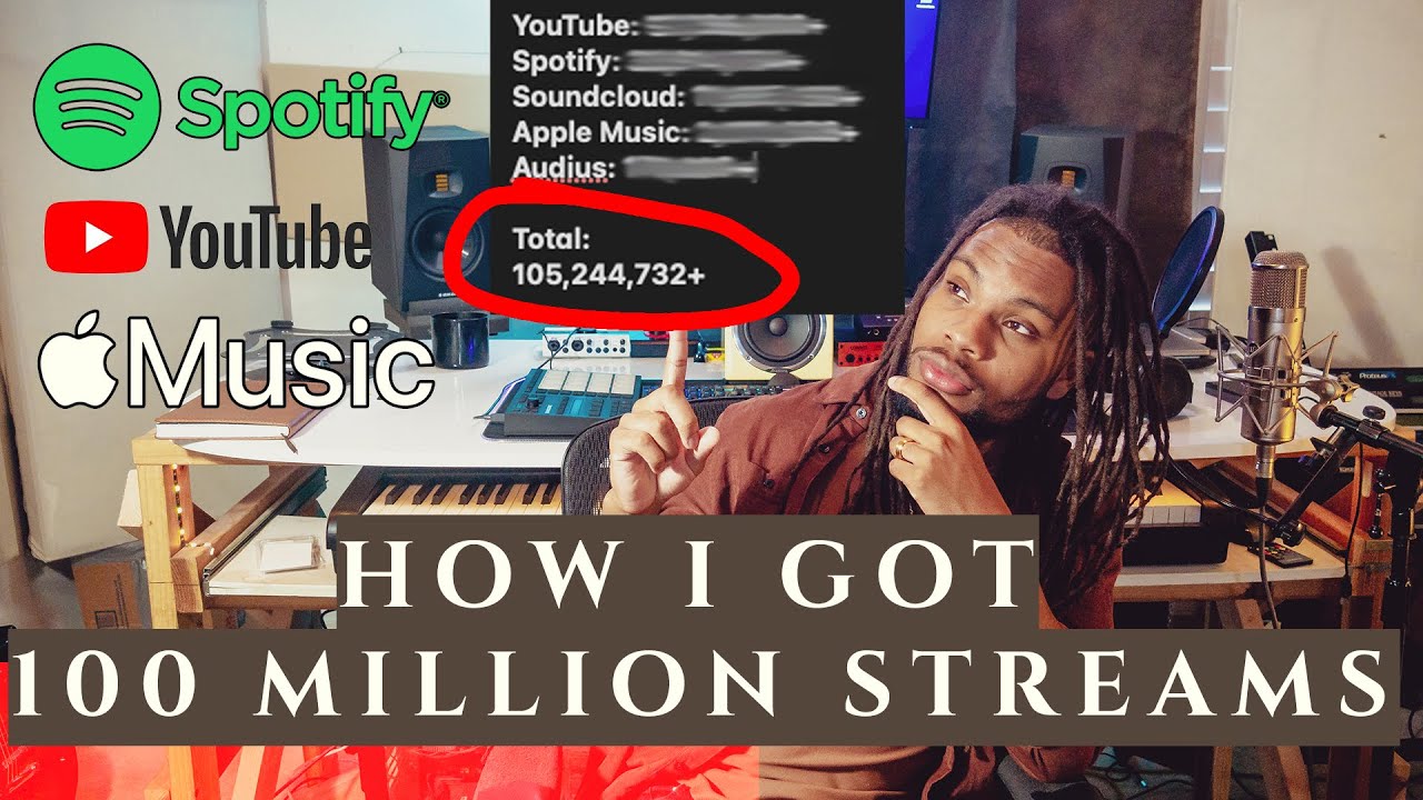 How I Got 100 Million Streams as an Independent Artist!