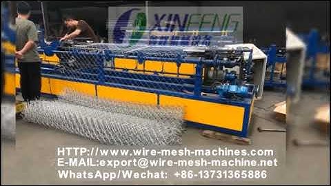 Fully automatic chain link fence machine,China chain link fence machine 3M