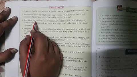 Class 3rd,Maths,Channel 5,Division of Story sums,Exercise 5.7,Question 1,2,3