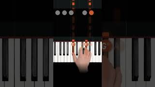 Check out this fun Coldplay rhythm on piano! #shorts #easypiano