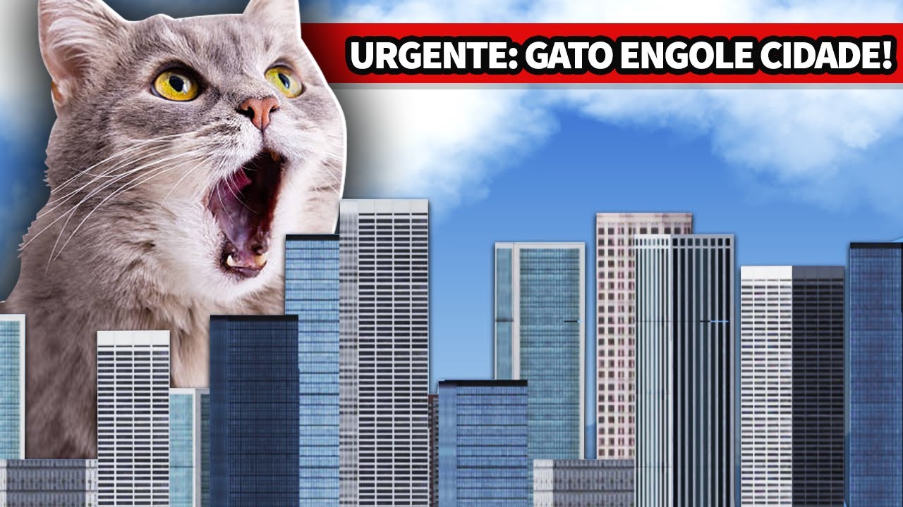 GATO GIGANTE ENGOLIU UMA CIDADE! - Tasty Planet #1