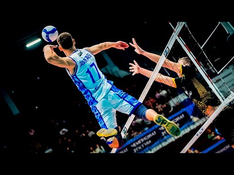 Flying Volleyball Player