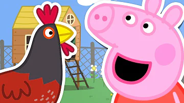 Peppa Pig Meets Neville The Chicken Peppa Pig Official Channel Family Kids Cartoons 