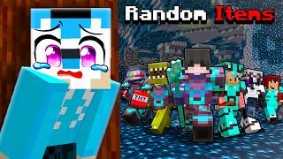 Minecraft MANHUNT, Maar We Krijgen RANDOM ITEMS!