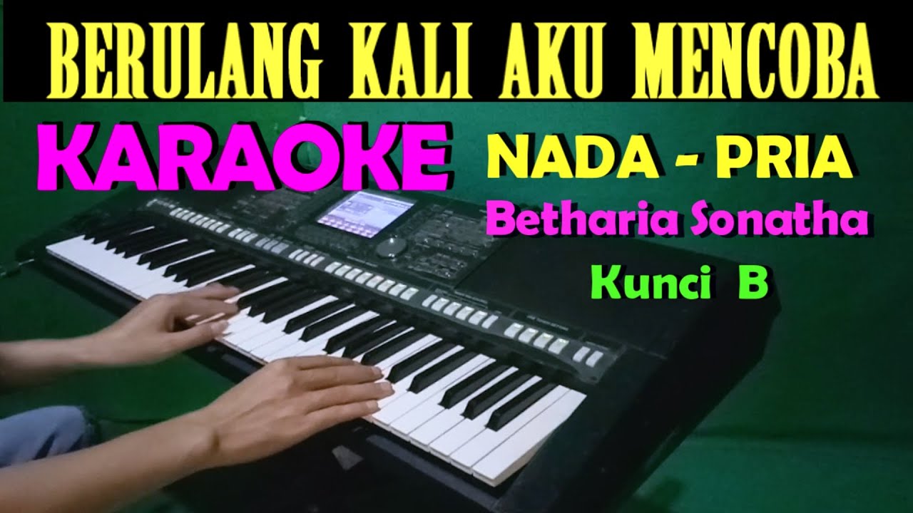 HATI YANG LUKA - Betharia Sonatha | KARAOKE Nada Pria, HD