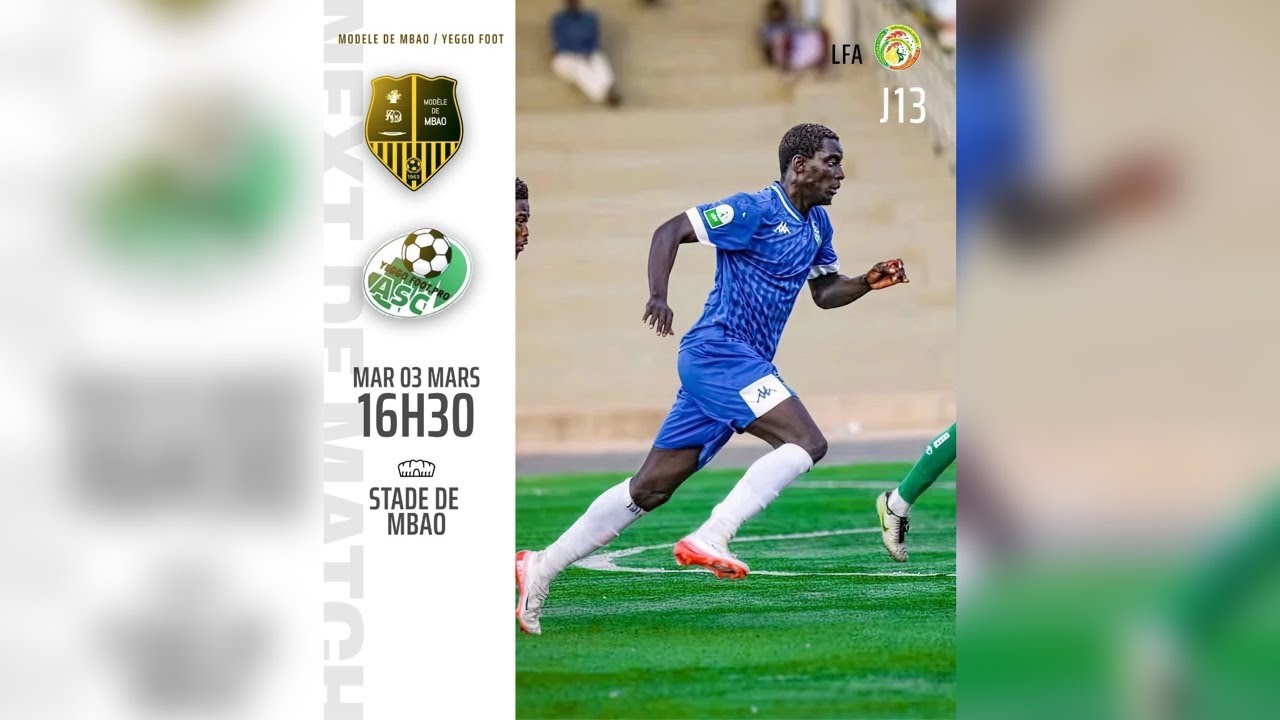 Direct Mbao Park | 13 Journée N1- MODÉLE DE MBAO VS YEGGO FOOT