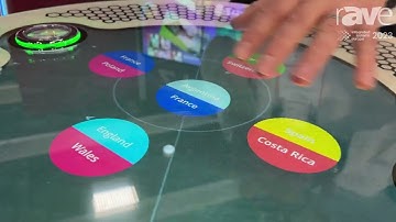 ISE 2023: Zytronic Showcases Round Touch Interactive Display Surface and Floating Buttons
