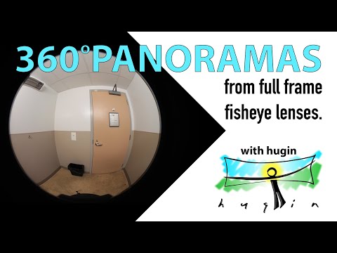 Fisheye to Spherical Panorama - FREE with Hugin!