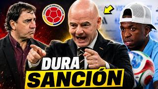 🚨DURA SANCIÓN FIFA ¡POLÉMICA MUNDIAL!😱COLOMBIA ES NOTICIA - VINI JR CRITICAS