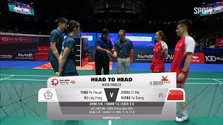 [BWF] XD - Finals｜YANG & HU vs ZHENG & HUANG H/L | KFF SINGAPORE BADMINTON OPEN 2024