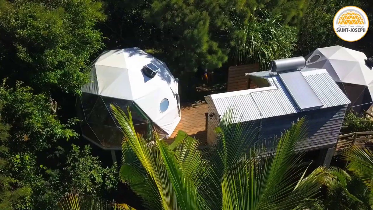 Présentation Bubble dôme village de Saint Joseph (ile de la Réunion