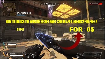 HOW TO UNLOCK THE $1000000 KNIFE RAREST ITEM!!!! In Apex Legends Heirloom Item!!!!