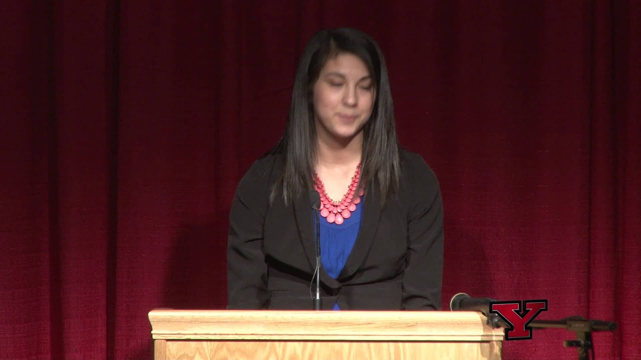 Val Jeffery's 2015 Scholarship Ring Banquet Speech