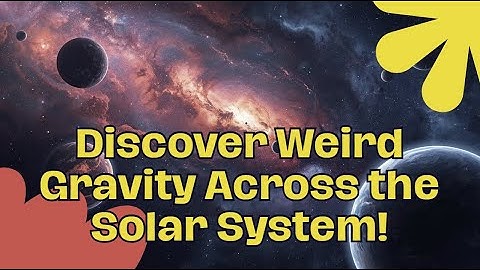 Jump Higher Than a 3-Story Building? 😮 Discover Weird Gravity Across the Solar System!