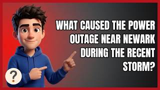 What Caused the Power Outage Near Newark During the Recent Storm?