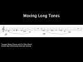 Moving long tones trumpet warm up