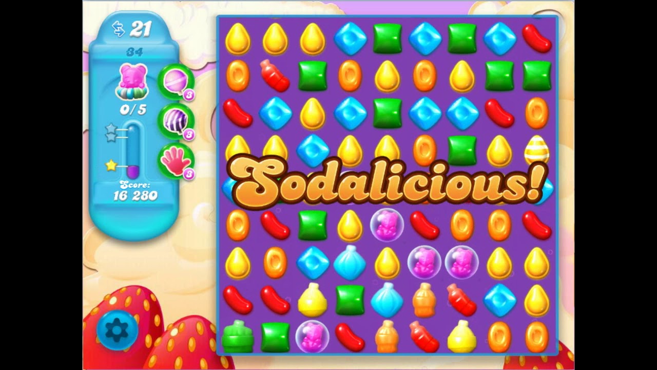 Candy Crush Soda - Level 34 - No boosters
