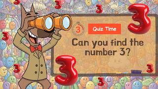 Can You Find the Hidden Number 3? 🔢 Snoop's Number Hunt screenshot 4