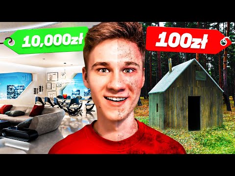 100 PLN vs 10,000 PLN Hotel in Warsaw!