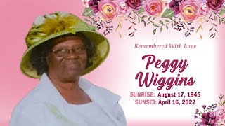Celebrating The Life of Peggy Wiggins