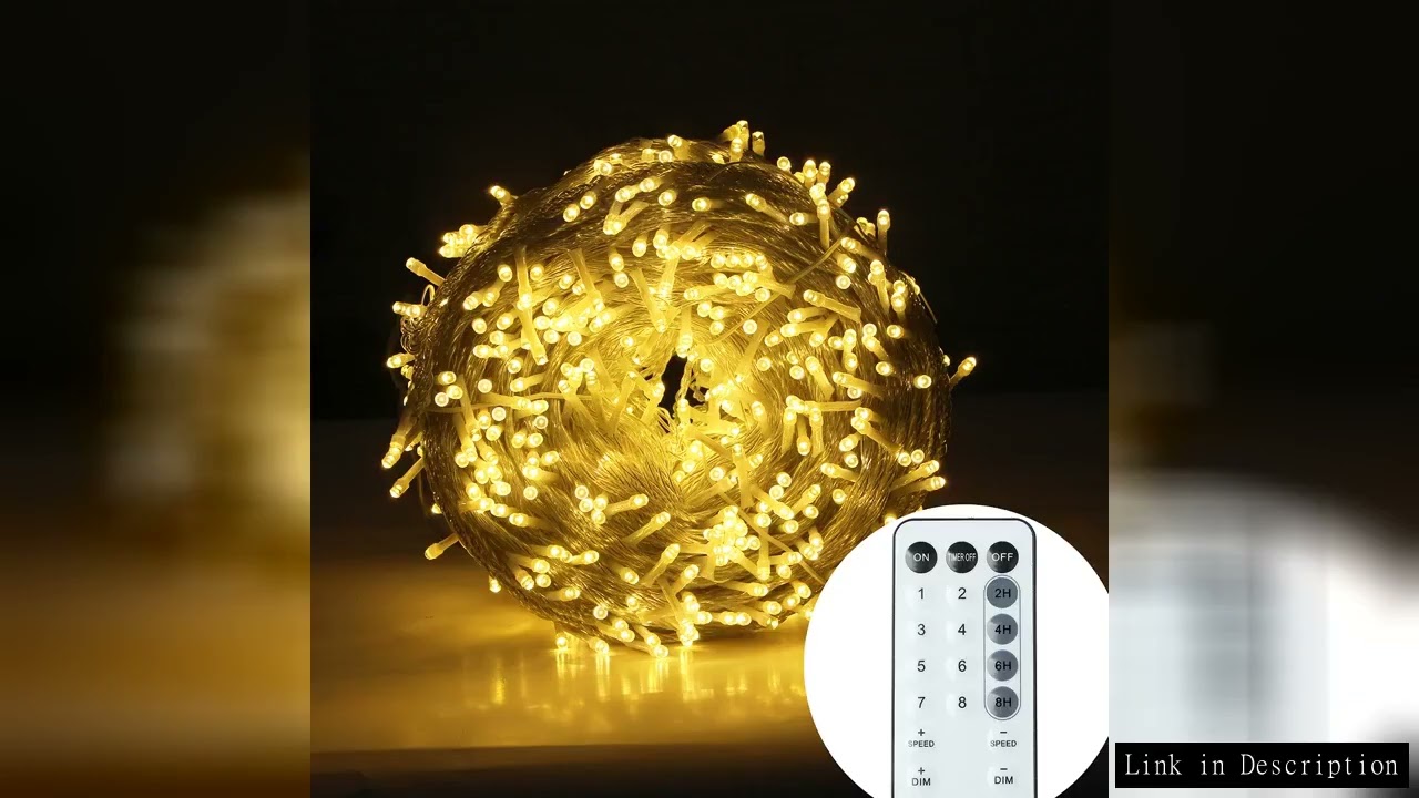 20M-100M Fairy Lights LED String Garland Christmas Light Outdoor For Garden Terrace Tree Street Wedd